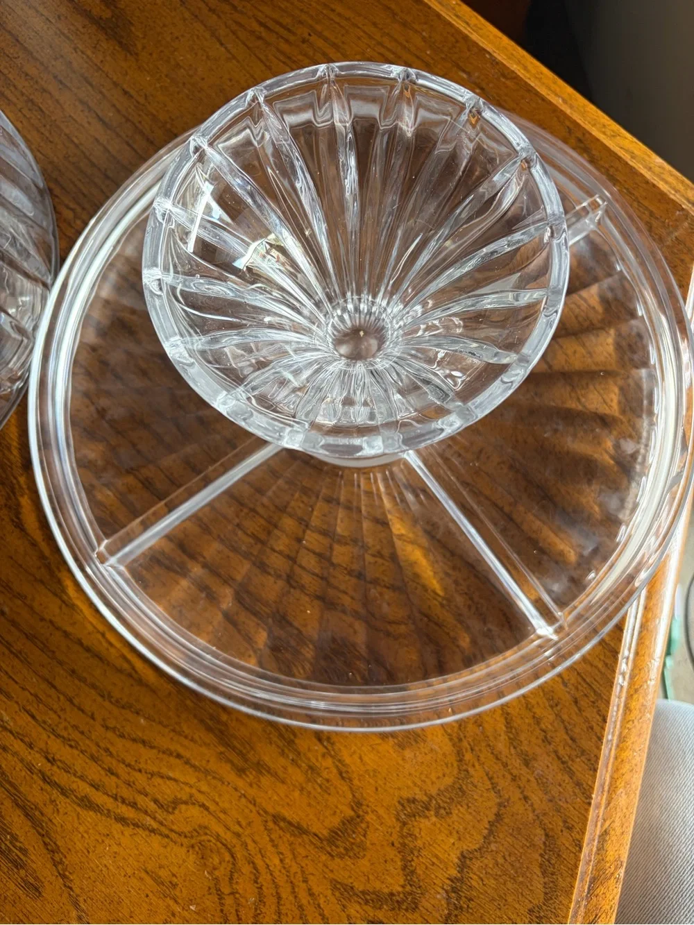 Glass Hors D’oeuvre Serving Tray